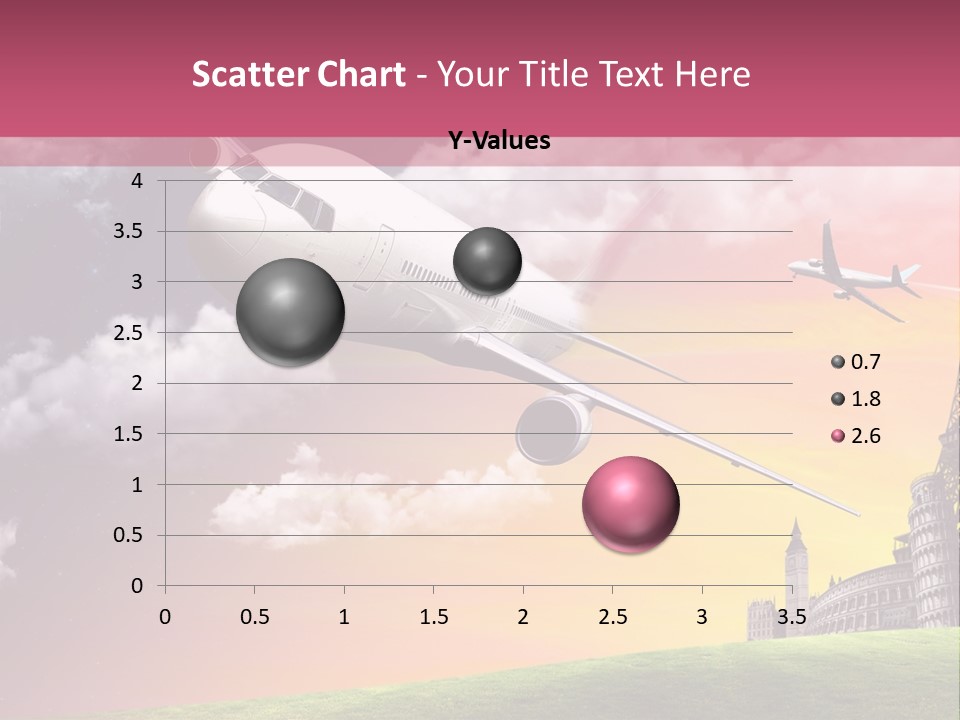 Aircraft Land Night PowerPoint Template