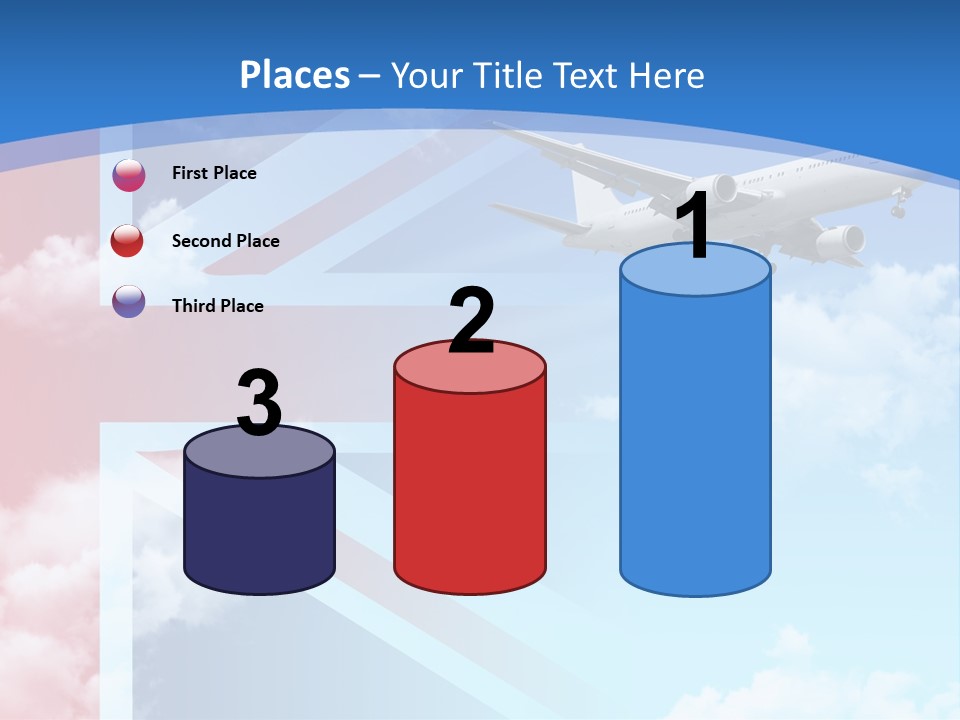 Departure Country Clouds PowerPoint Template