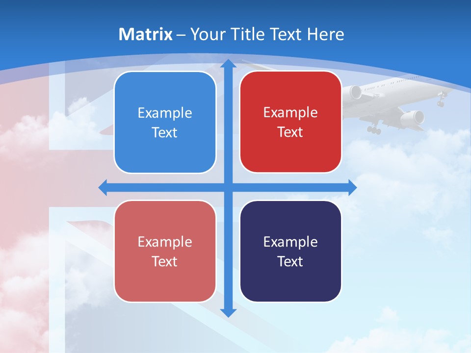 Departure Country Clouds PowerPoint Template