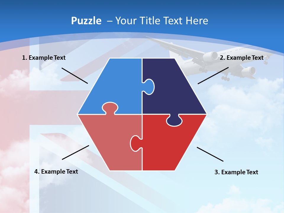 Departure Country Clouds PowerPoint Template