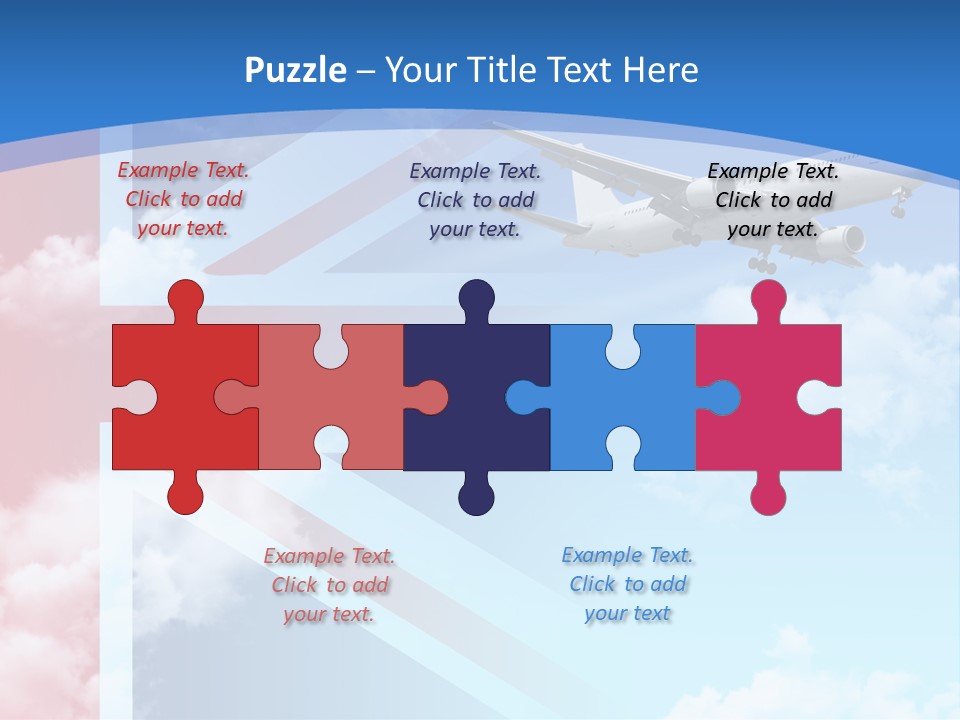 Departure Country Clouds PowerPoint Template