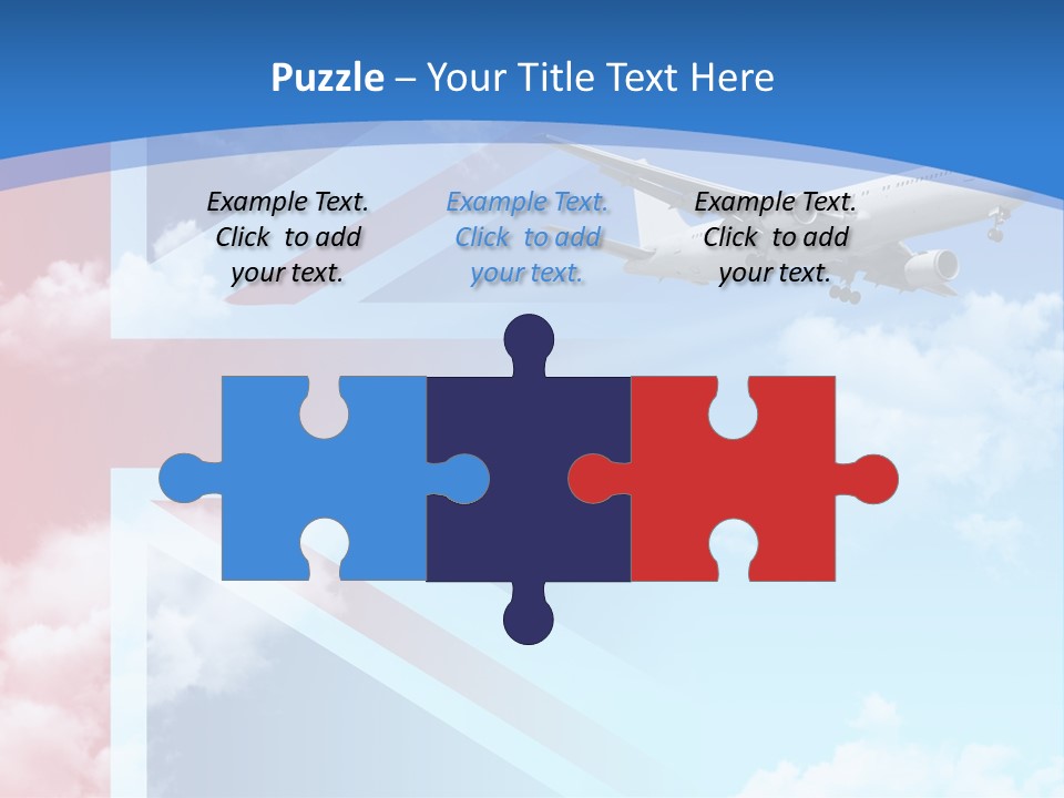 Departure Country Clouds PowerPoint Template