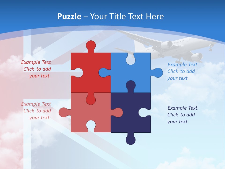 Departure Country Clouds PowerPoint Template