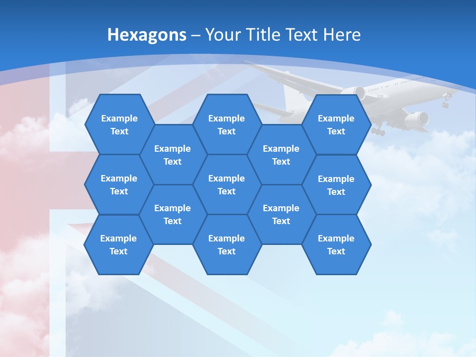 Departure Country Clouds PowerPoint Template