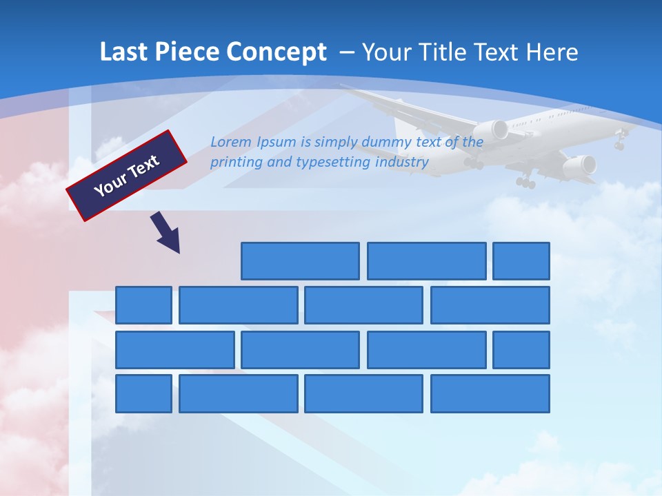 Departure Country Clouds PowerPoint Template