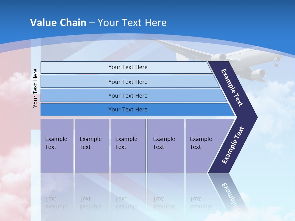 Departure Country Clouds PowerPoint Template