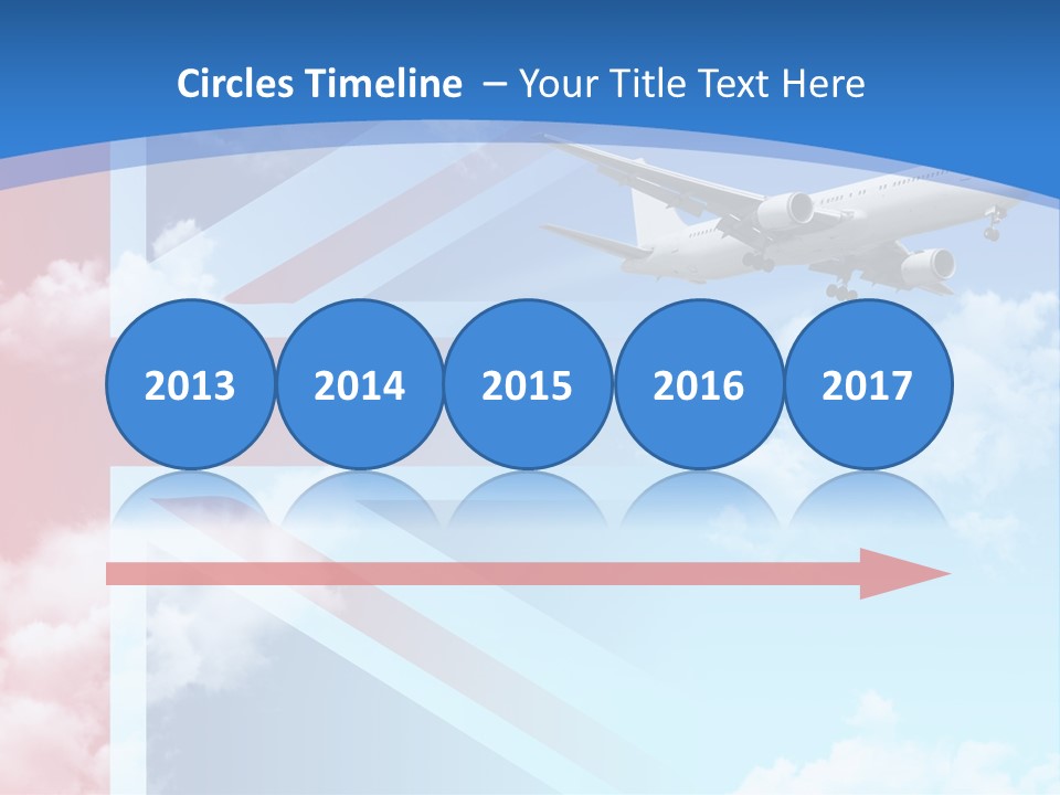 Departure Country Clouds PowerPoint Template