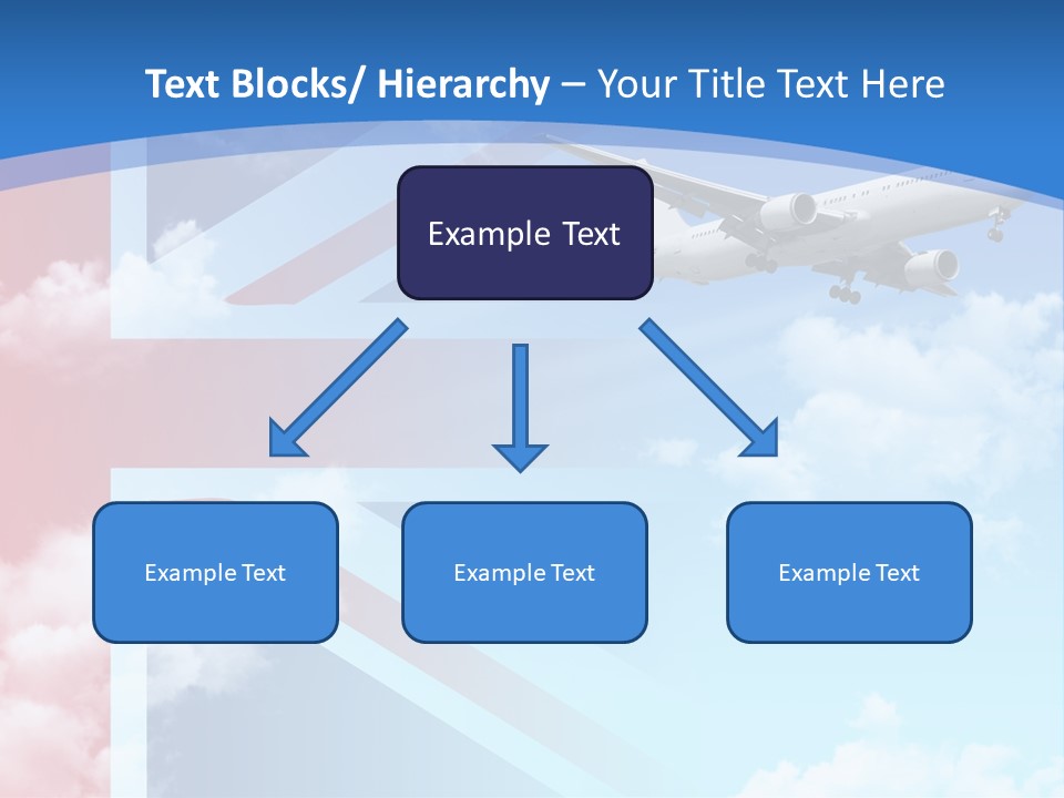 Departure Country Clouds PowerPoint Template