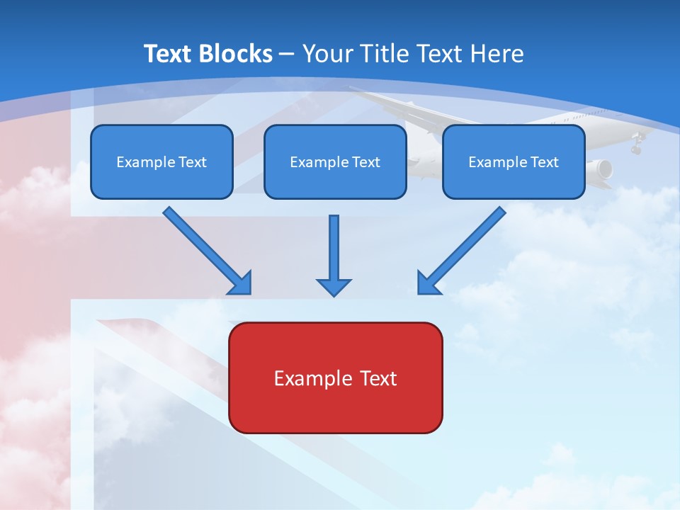 Departure Country Clouds PowerPoint Template