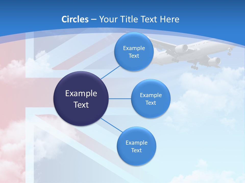 Departure Country Clouds PowerPoint Template