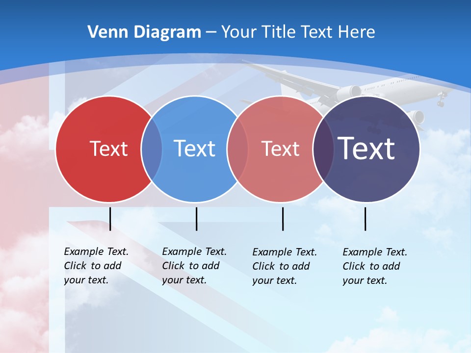 Departure Country Clouds PowerPoint Template