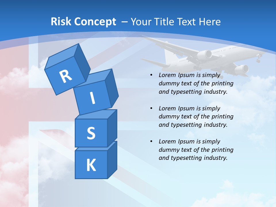 Departure Country Clouds PowerPoint Template
