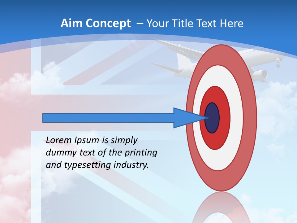 Departure Country Clouds PowerPoint Template