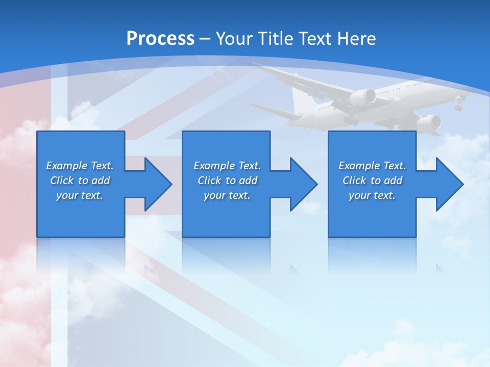 Departure Country Clouds PowerPoint Template