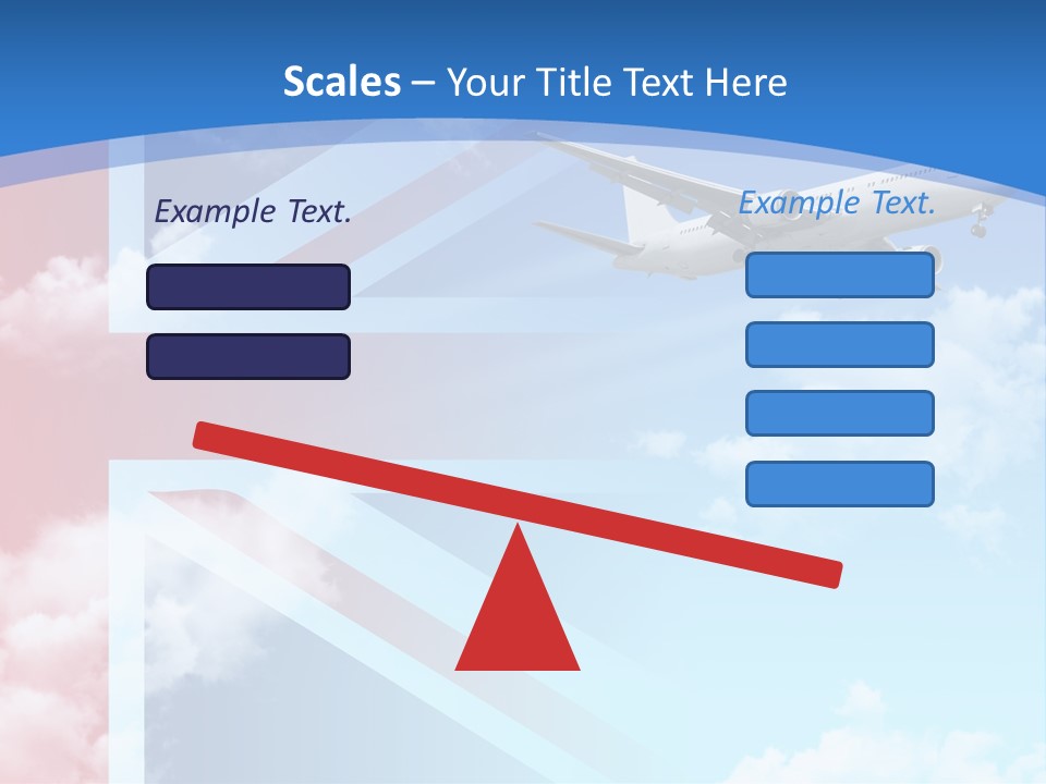 Departure Country Clouds PowerPoint Template