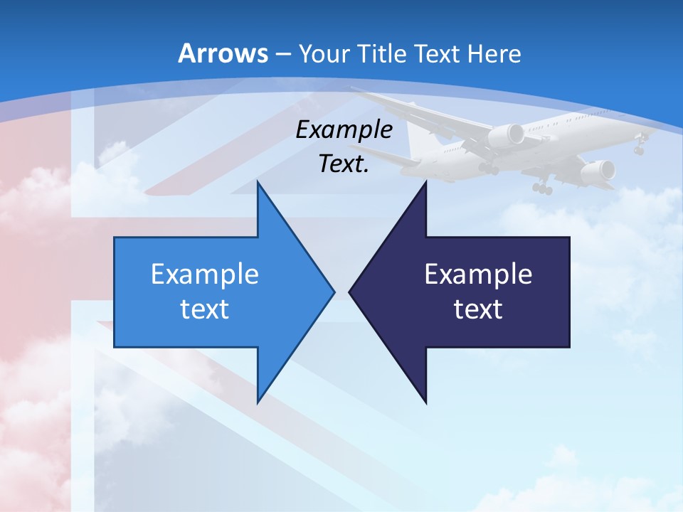 Departure Country Clouds PowerPoint Template