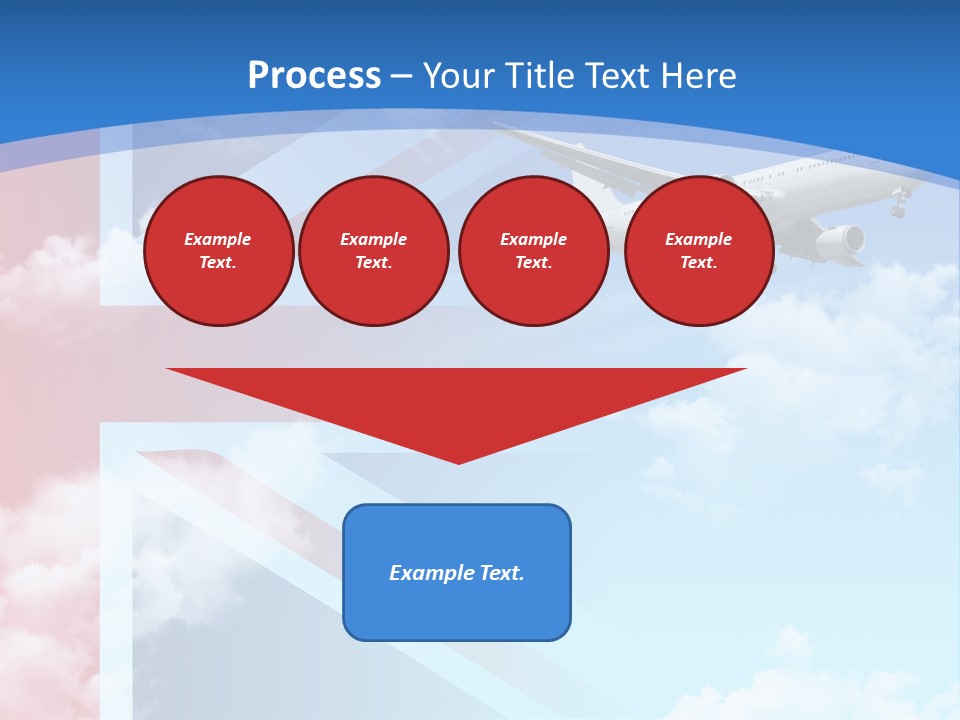 Departure Country Clouds PowerPoint Template