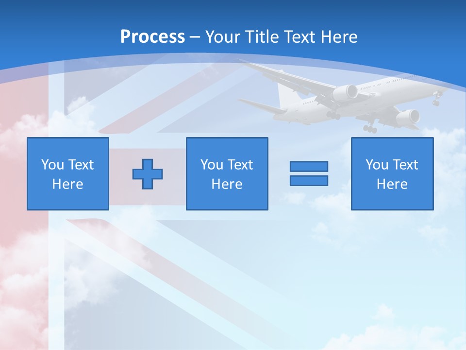 Departure Country Clouds PowerPoint Template