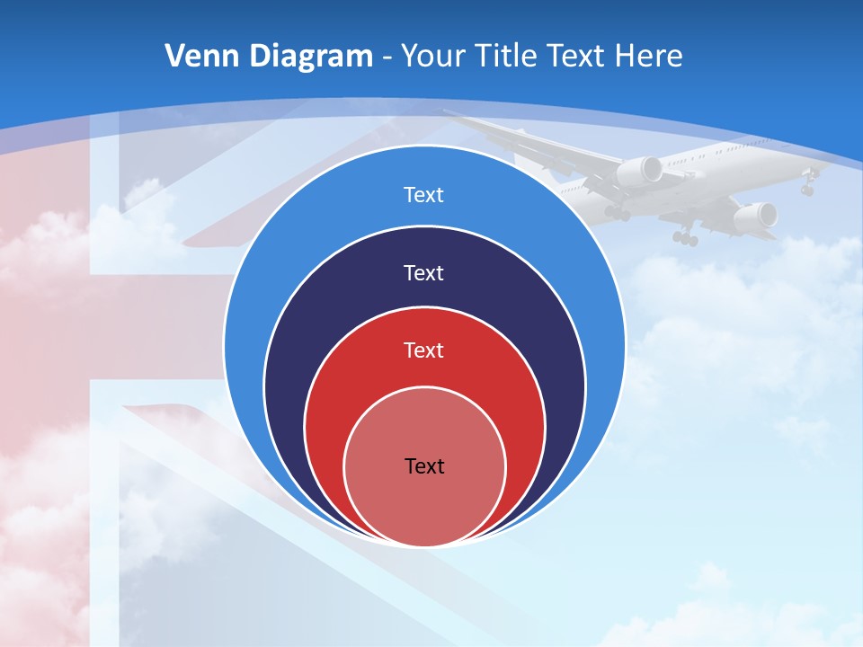 Departure Country Clouds PowerPoint Template