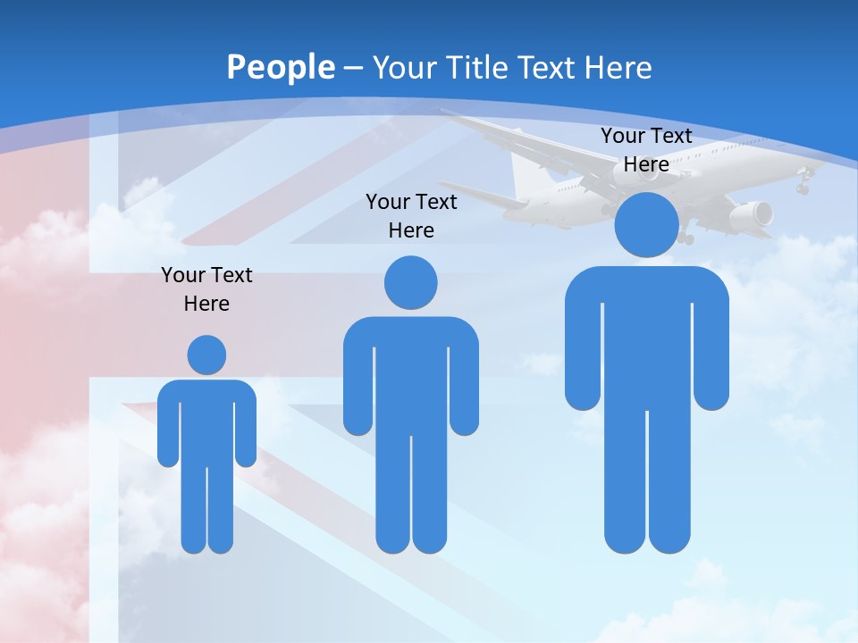 Departure Country Clouds PowerPoint Template