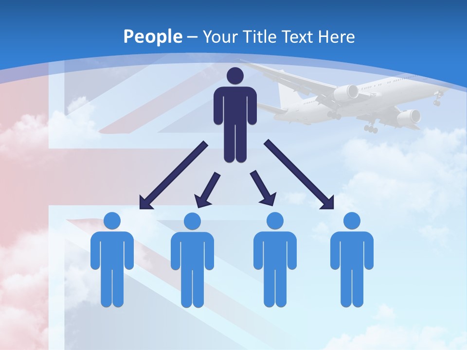 Departure Country Clouds PowerPoint Template