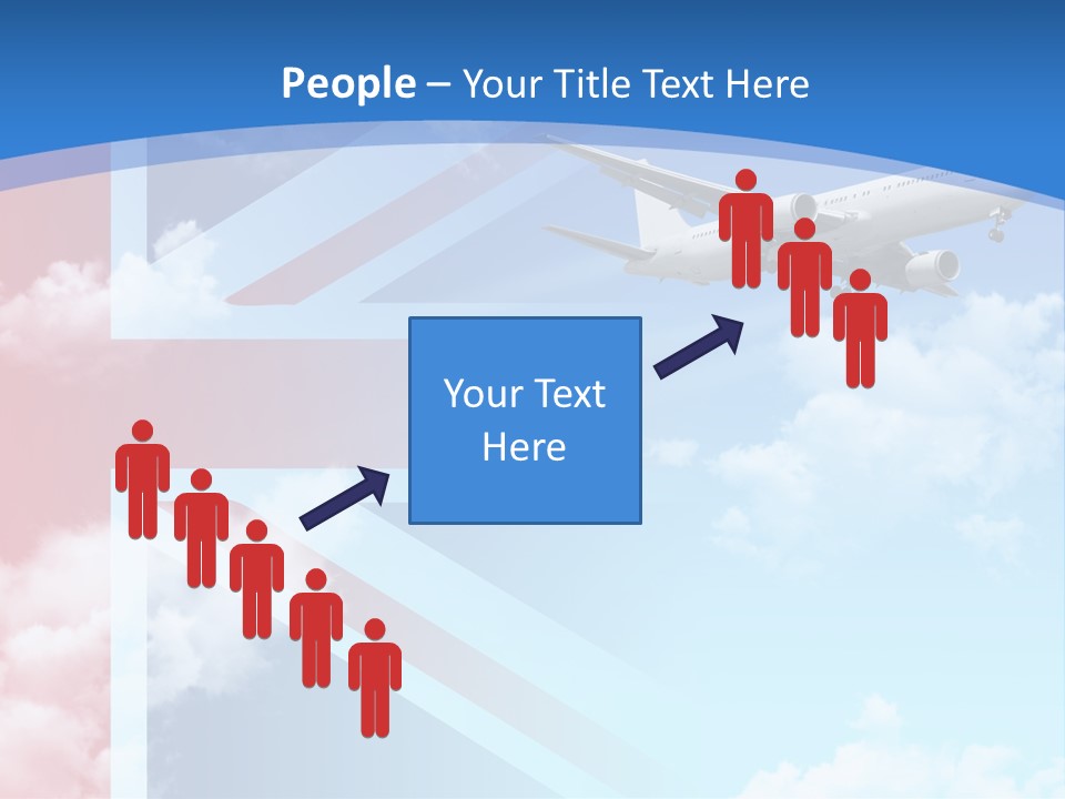 Departure Country Clouds PowerPoint Template