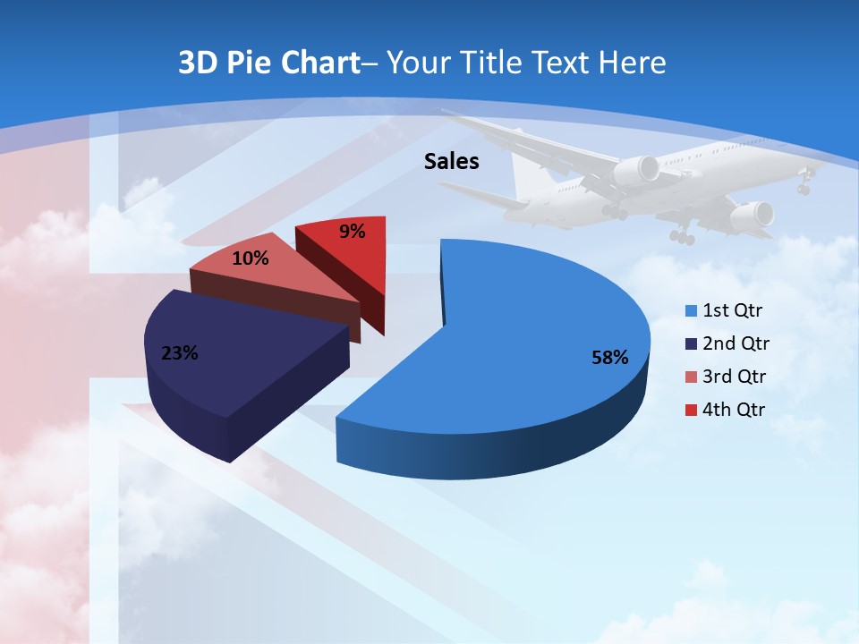 Departure Country Clouds PowerPoint Template