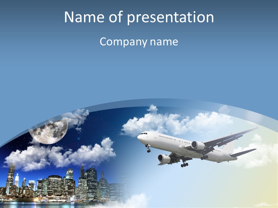 Island Wall Street Family PowerPoint Template