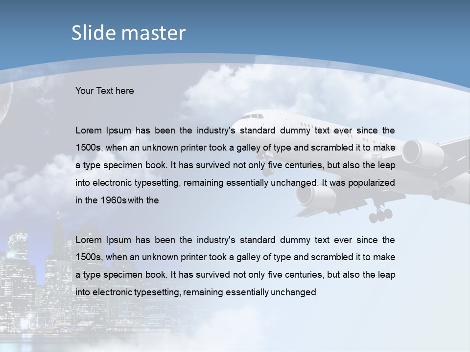 Island Wall Street Family PowerPoint Template