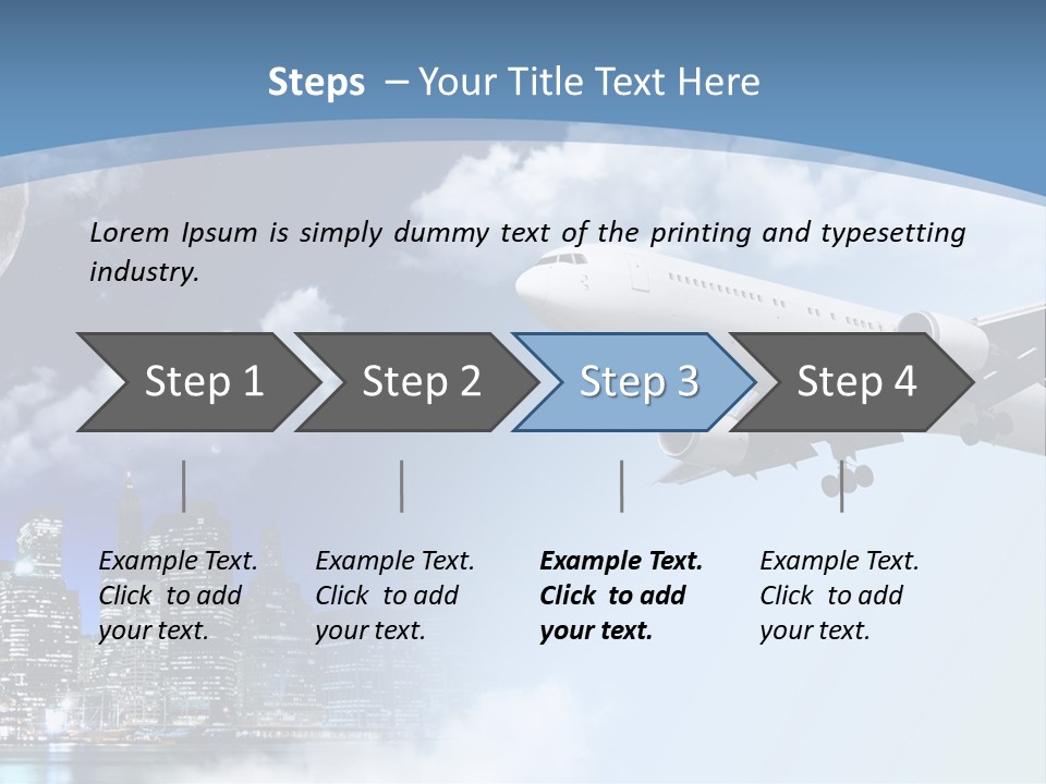 Island Wall Street Family PowerPoint Template
