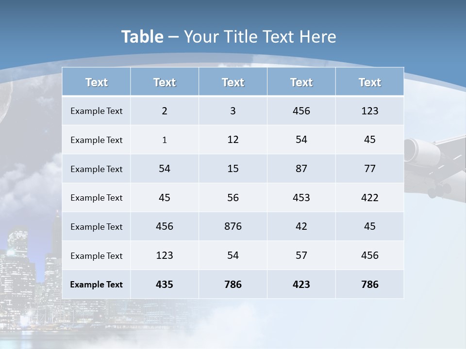 Island Wall Street Family PowerPoint Template