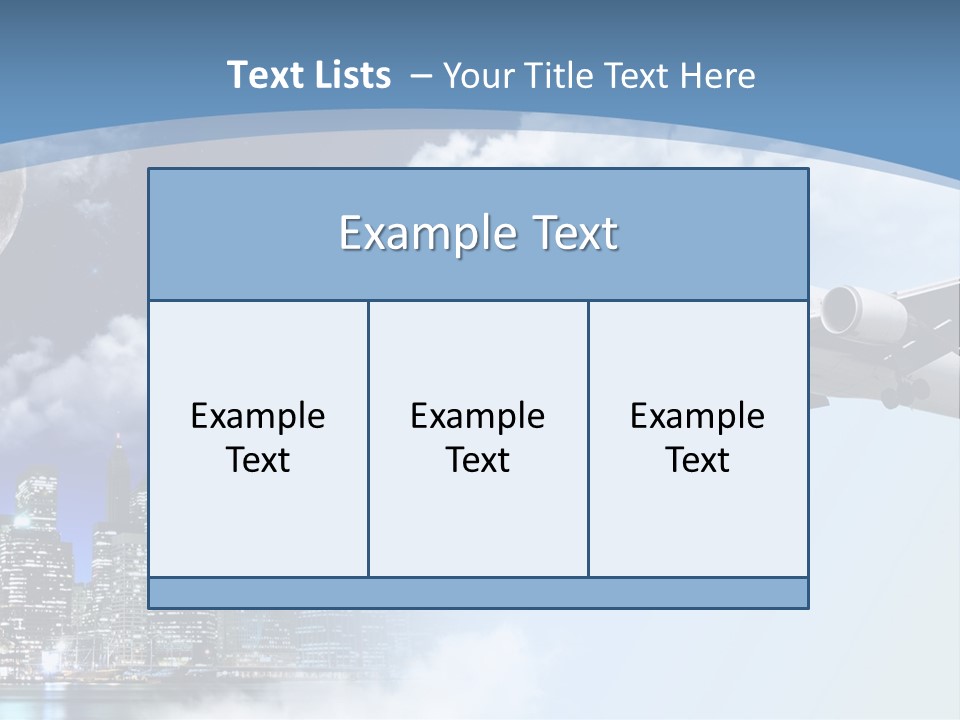 Island Wall Street Family PowerPoint Template