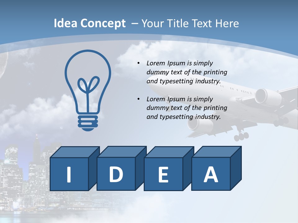 Island Wall Street Family PowerPoint Template