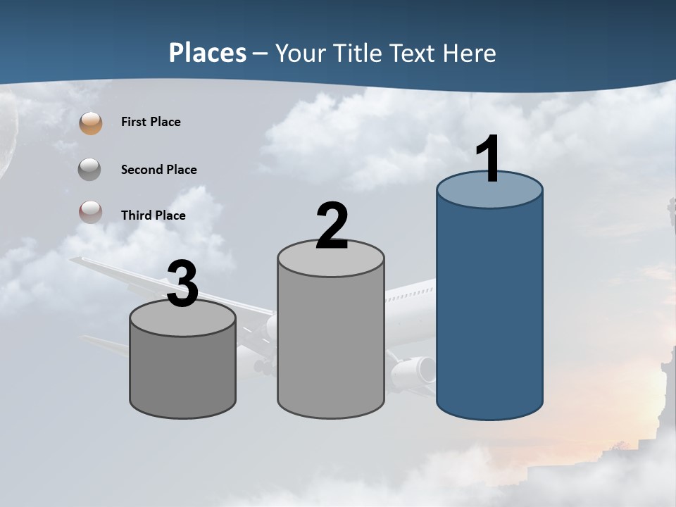 Country Airport Turism PowerPoint Template
