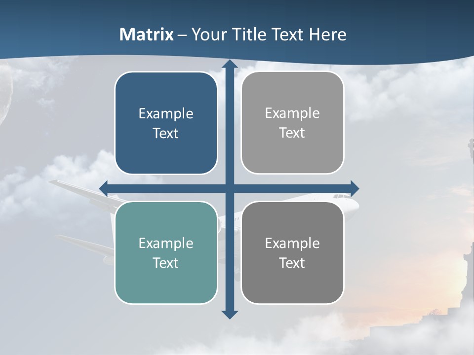 Country Airport Turism PowerPoint Template