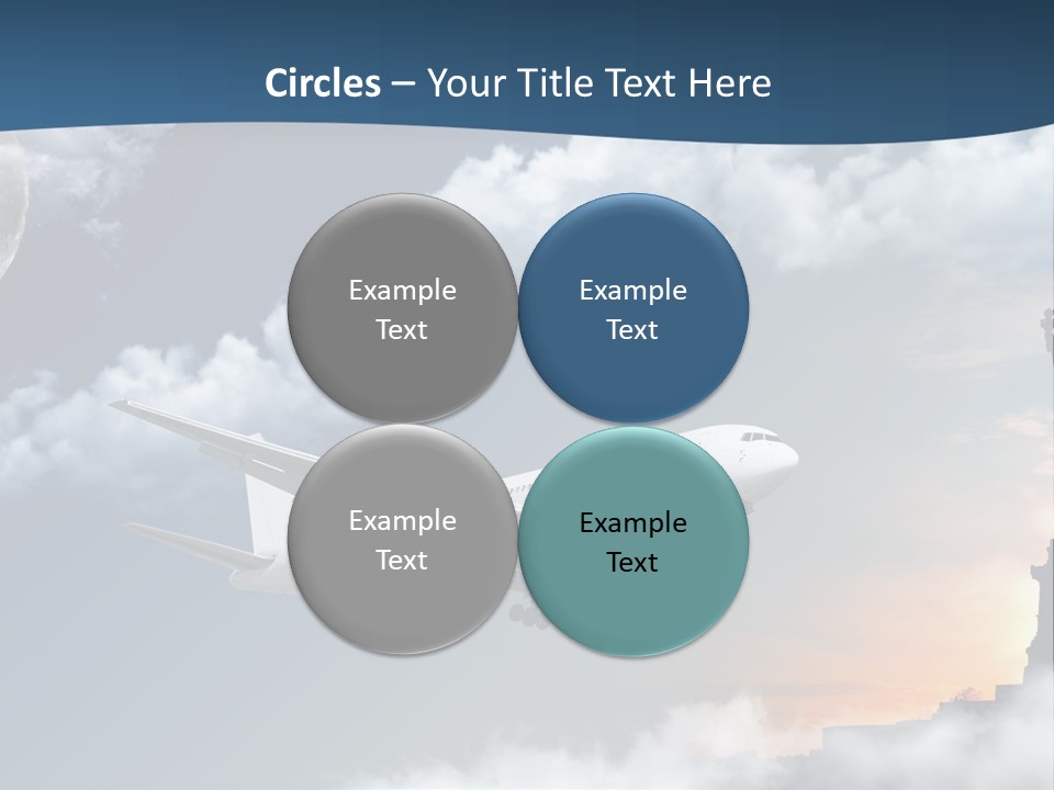 Country Airport Turism PowerPoint Template