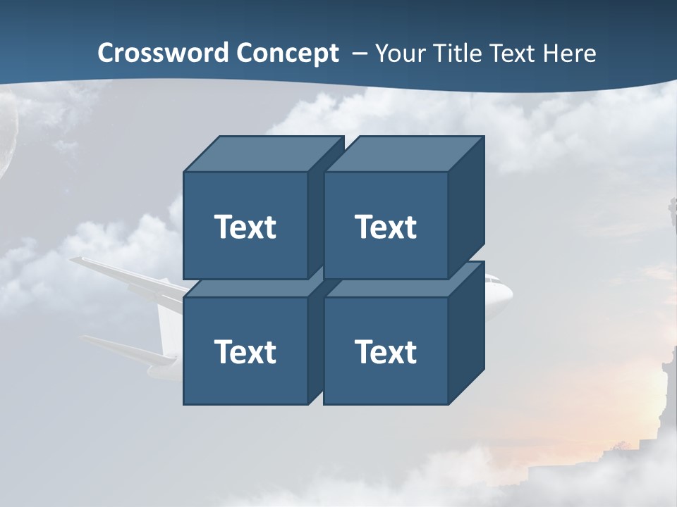 Country Airport Turism PowerPoint Template