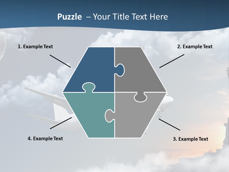 Country Airport Turism PowerPoint Template