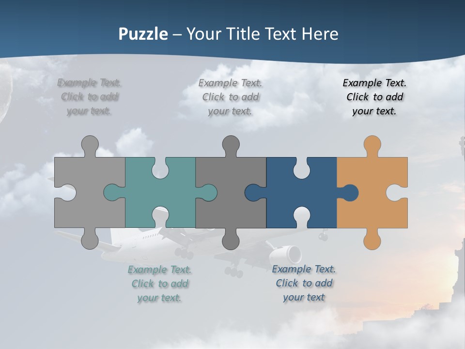 Country Airport Turism PowerPoint Template