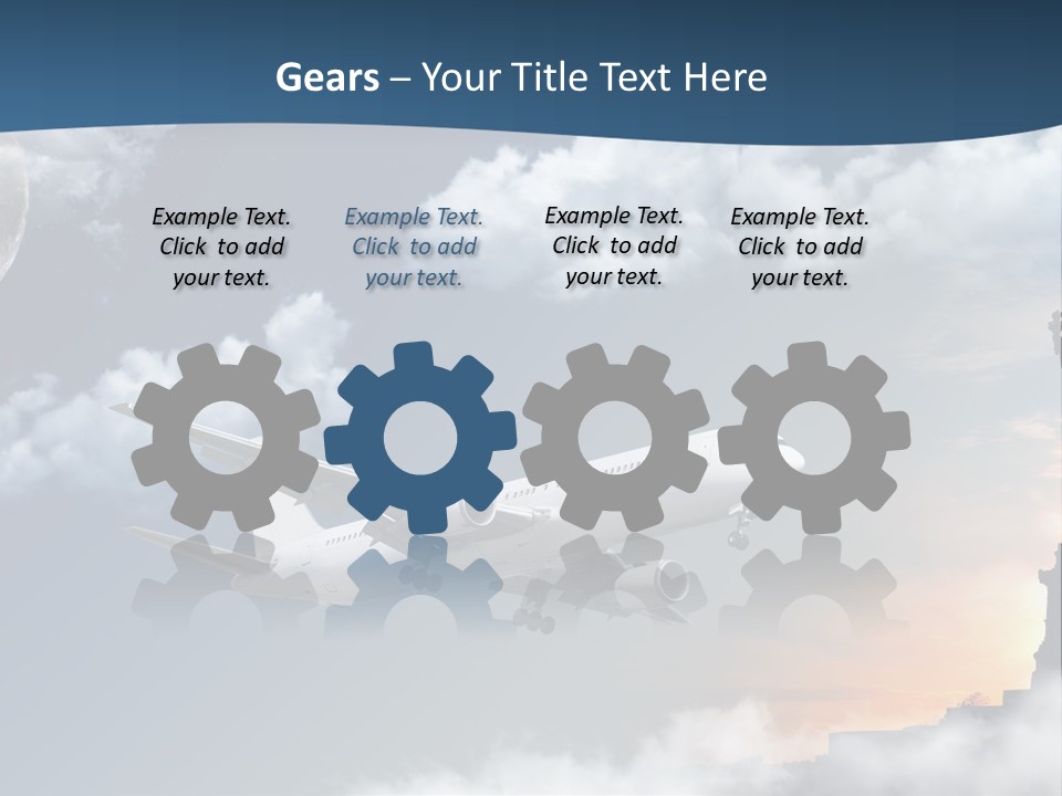 Country Airport Turism PowerPoint Template