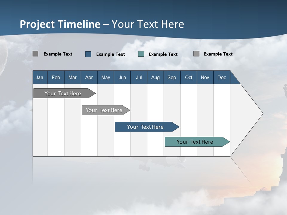 Country Airport Turism PowerPoint Template