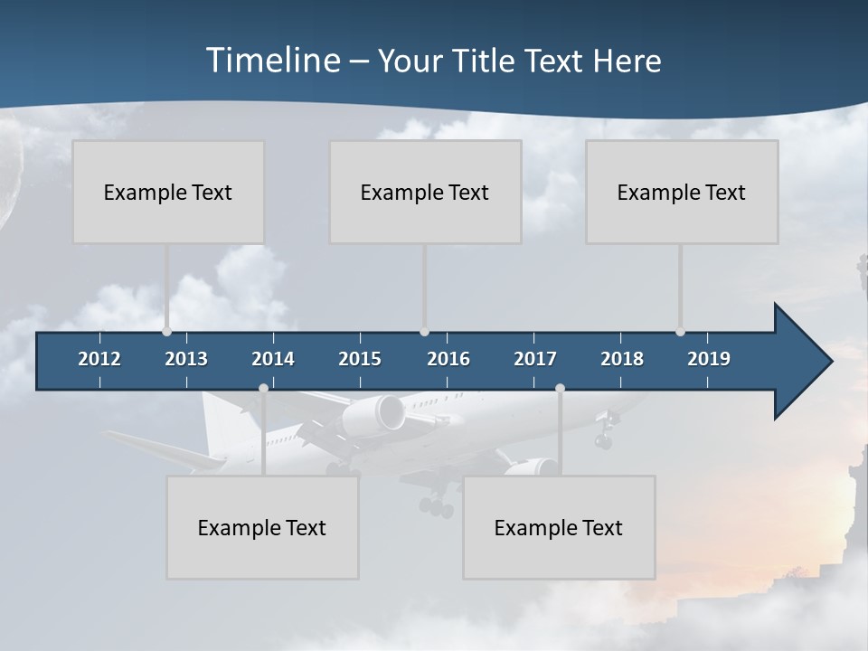 Country Airport Turism PowerPoint Template