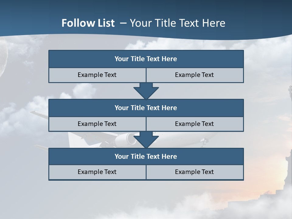 Country Airport Turism PowerPoint Template