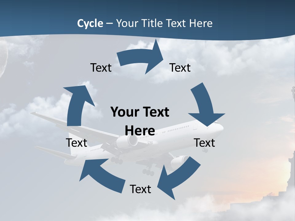 Country Airport Turism PowerPoint Template