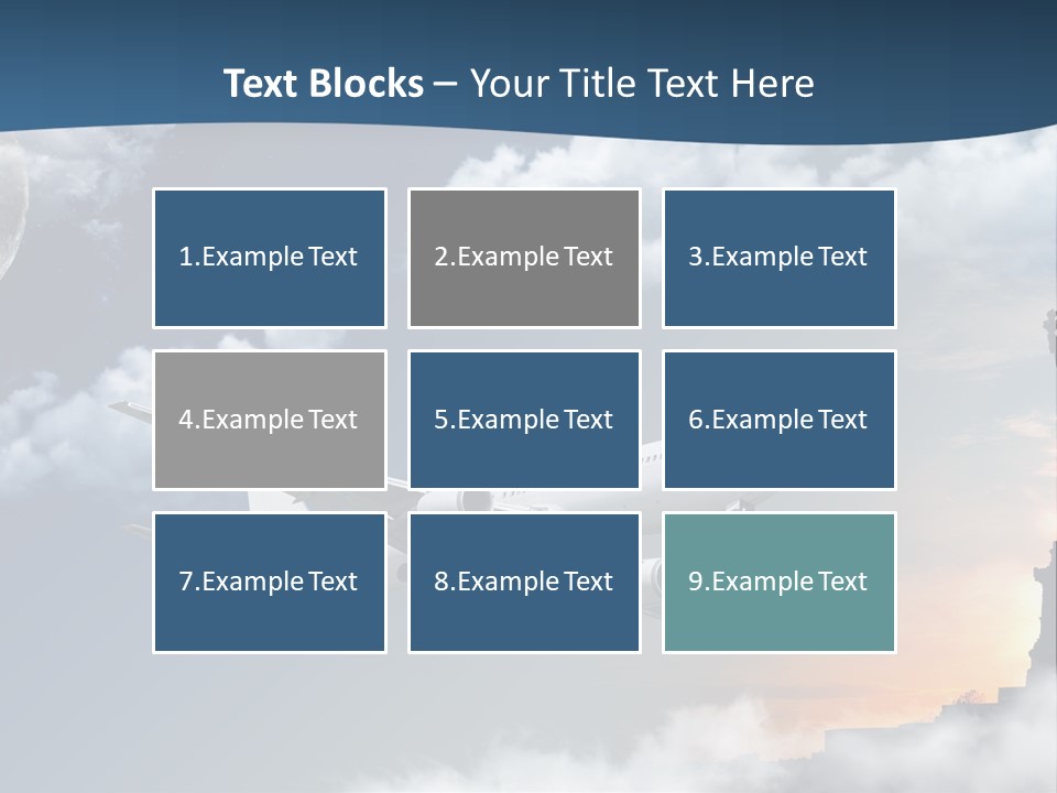 Country Airport Turism PowerPoint Template