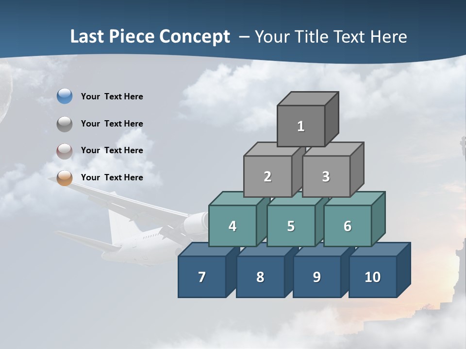 Country Airport Turism PowerPoint Template