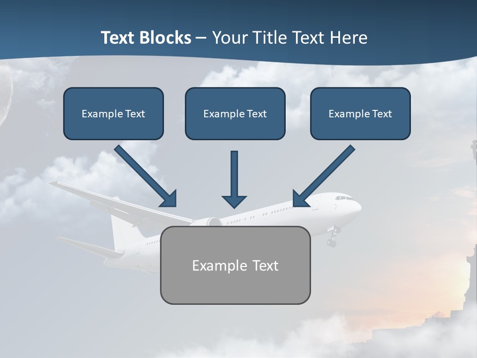 Country Airport Turism PowerPoint Template