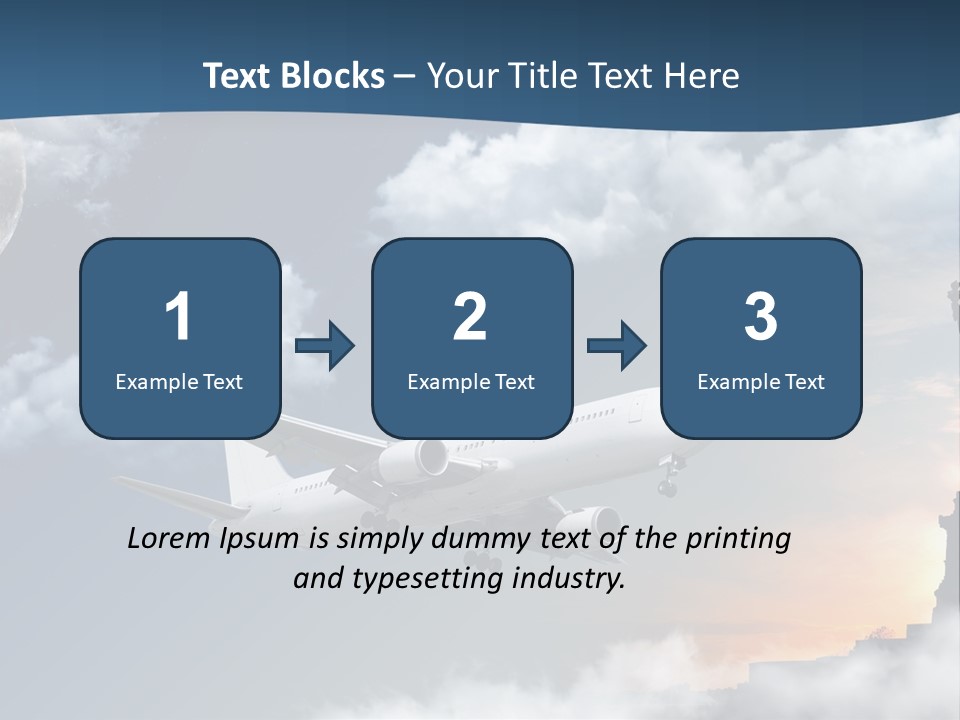 Country Airport Turism PowerPoint Template