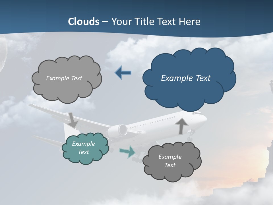 Country Airport Turism PowerPoint Template