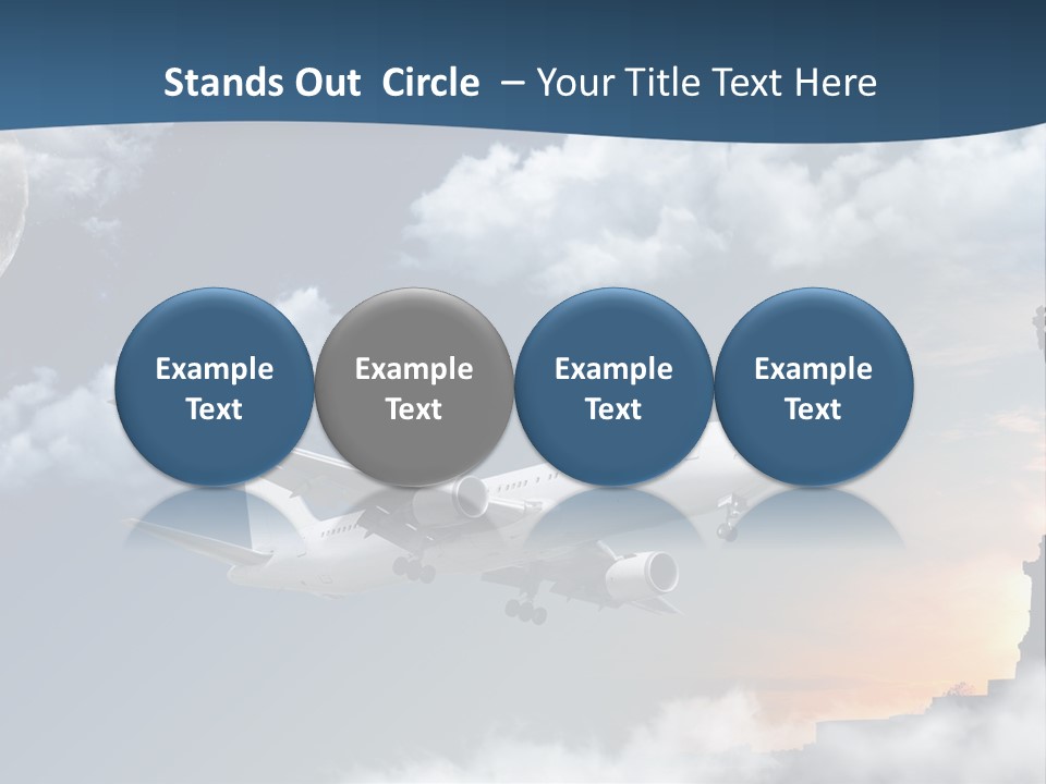 Country Airport Turism PowerPoint Template